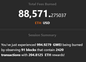 כך כמות האיתריום תרד: 85,500  ETH נשרפו ב-4 ימים ברשת הבדיקות